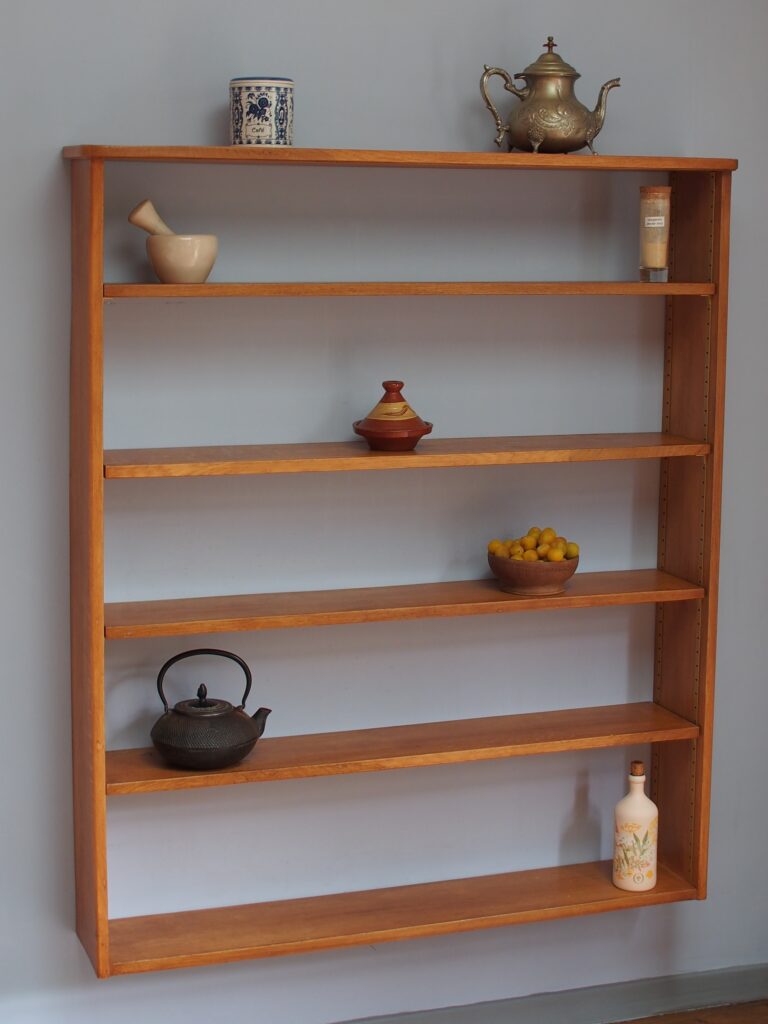 Meuble sur mesure - Étagères en chêne