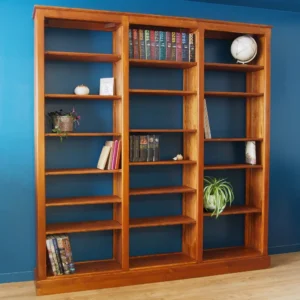 meuble sur mesure - Bibliothèque teintée merisier (2020)