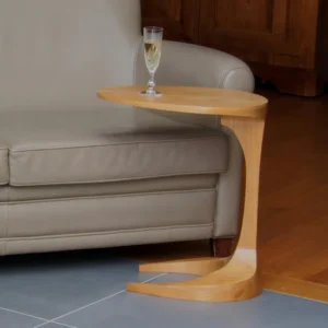 Bout de canapé en merisier - champagne