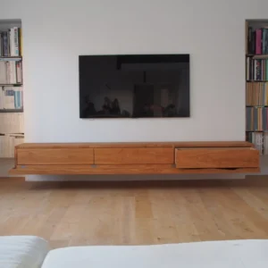 Meuble bas merisier massif - tiroir