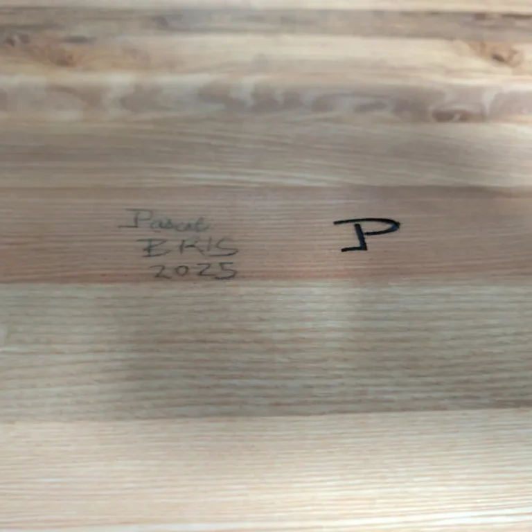 Pince à linge banc - signature