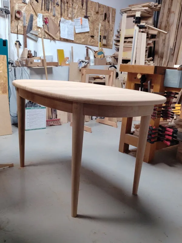 Table super elliptique - à l'atelier