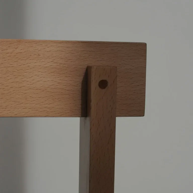 Tréteaux - tenon mortaise avec cheville