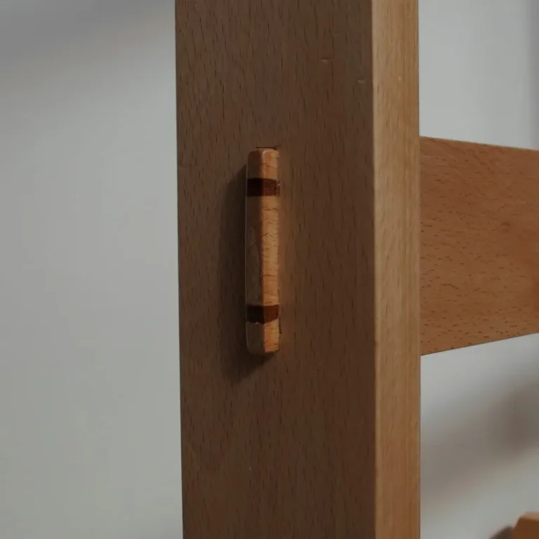 Tréteaux – tenon mortaise avec coins